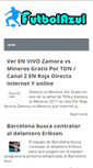 Mobile Screenshot of futbolazul.com